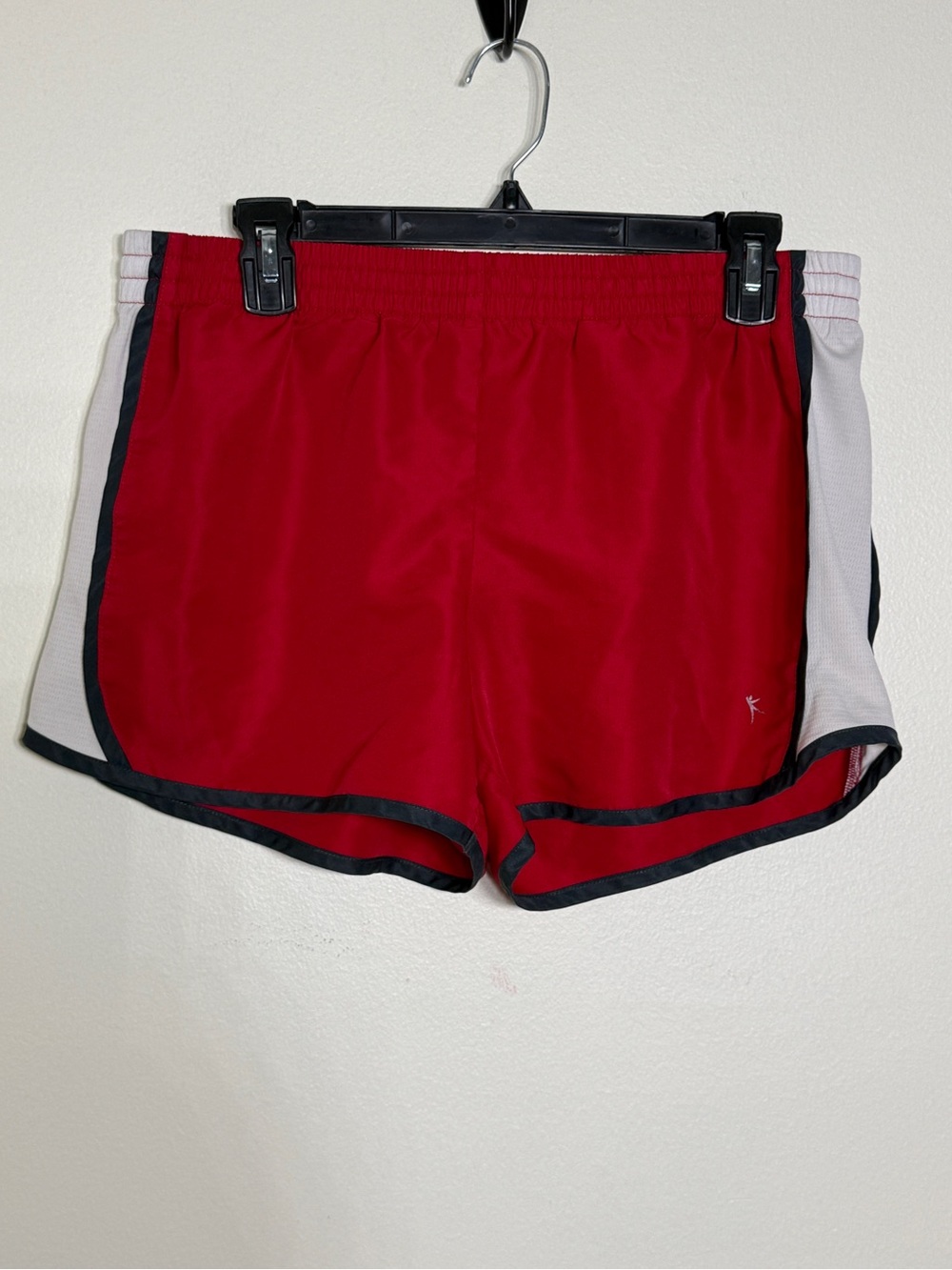 Danskin Red Athletic Shorts with Black Trim